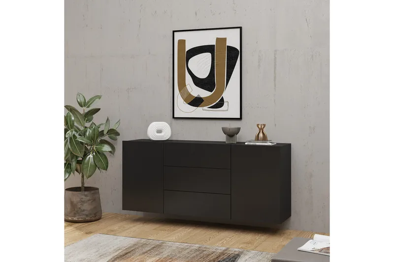 Jestine Förvaringskista 140 cm - Svart - Förvaring - Förvaringsmöbler - Förvaringskista & sängkista