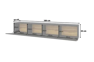 Jestine Förvaringskista 180 cm - Svart - Förvaring - Förvaringsmöbler - Förvaringskista & sängkista