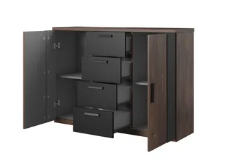 Joannie Förvaringskista 132 cm - Mörkbrun/Svart - Förvaring - Förvaringsmöbler - Förvaringskista & sängkista