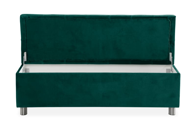Sängkista Rebeca 140 cm - Grön - Sängbänk - Sängförvaring - Förvaringskista & sängkista