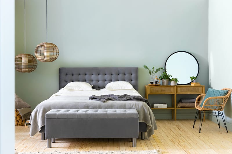Sängkista Rebeca 140 cm Square - Grå - Förvaring - Förvaringsmöbler - Förvaringskista & sängkista