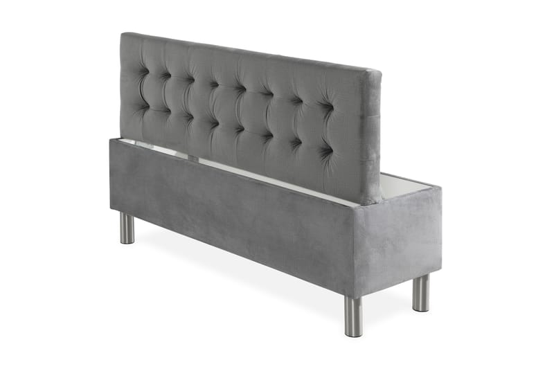 Sängkista Rebeca 140 cm Square - Grå - Förvaring - Förvaringsmöbler - Förvaringskista & sängkista