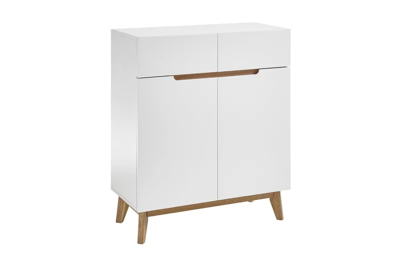 Siraaj Foajékista 85 cm, Vit/Ek