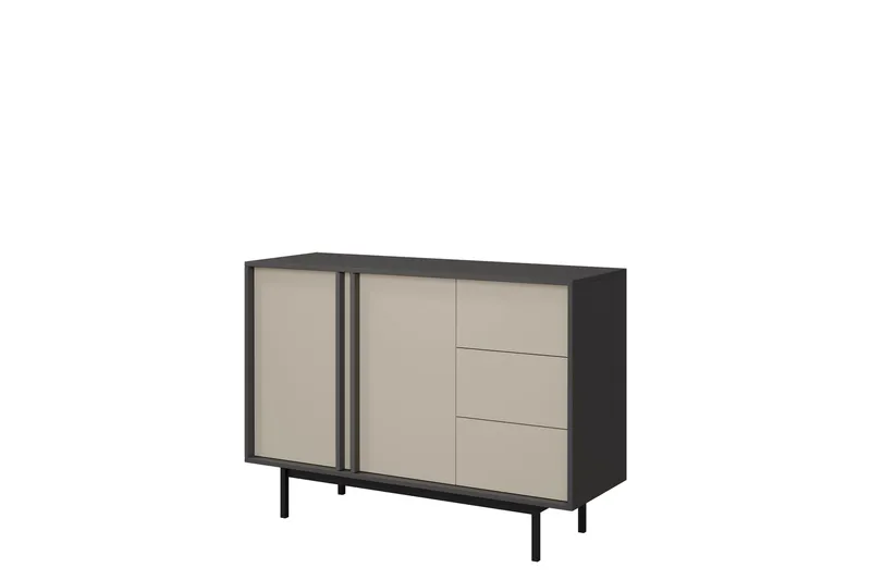 Farshian Skänk 123x43 cm, Grå/Beige