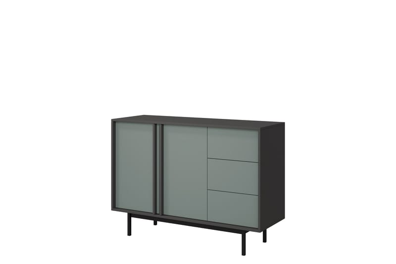 Farshian Skänk 123x43 cm, Grå/Grön