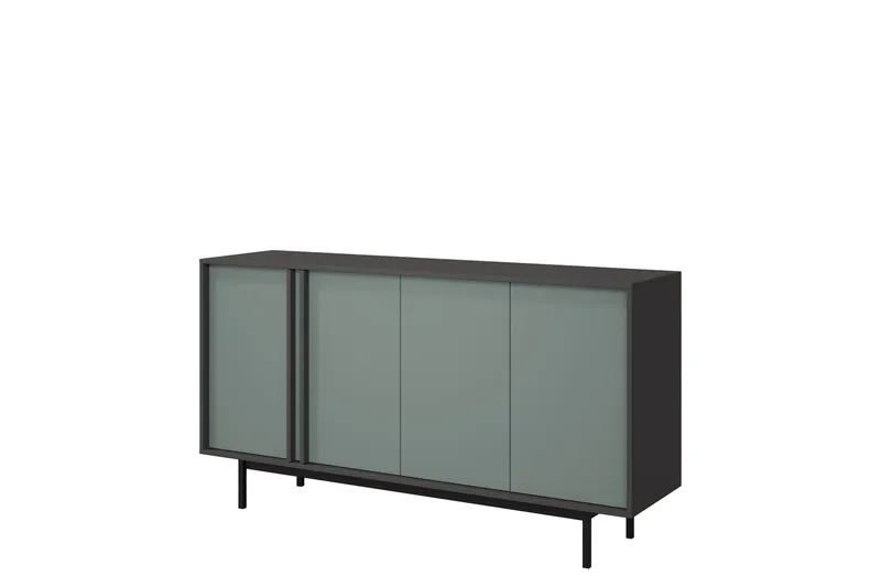 Farshian Skänk 163x43 cm, Grå/Grön