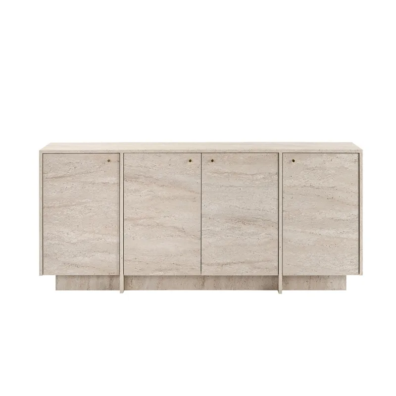 Farvik Konsolbord 180x82x45 cm - Travertin - Förvaring - Förvaringsmöbler - Sideboard & skänk