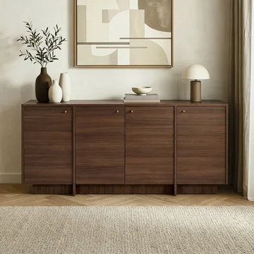Farvik Konsolbord 180x82x45 cm - Valnöt - Förvaring - Förvaringsmöbler - Sideboard & skänk