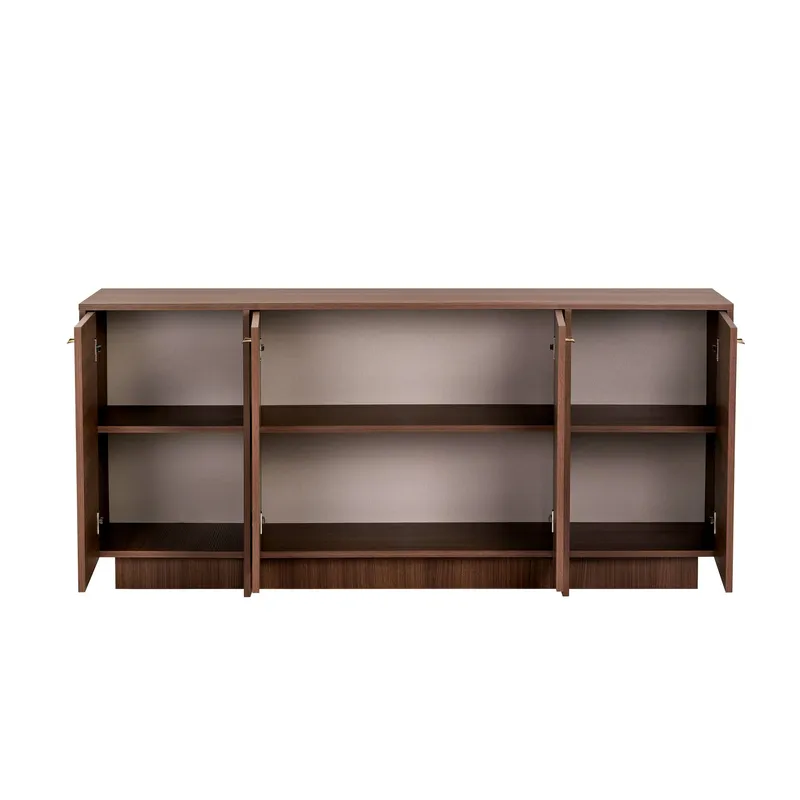 Farvik Konsolbord 180x82x45 cm - Valnöt - Förvaring - Förvaringsmöbler - Sideboard & skänk