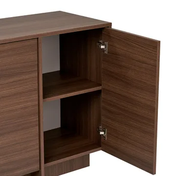 Farvik Konsolbord 180x82x45 cm - Valnöt - Förvaring - Förvaringsmöbler - Sideboard & skänk