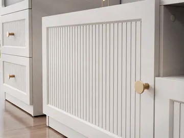 Fayric Möbelset För Vardagsrum - Beige - Förvaring - Förvaringsmöbler - Möbelset för vardagsrum