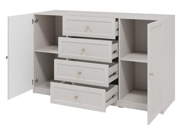 Fayric Möbelset För Vardagsrum - Beige - Förvaring - Förvaringsmöbler - Möbelset för vardagsrum