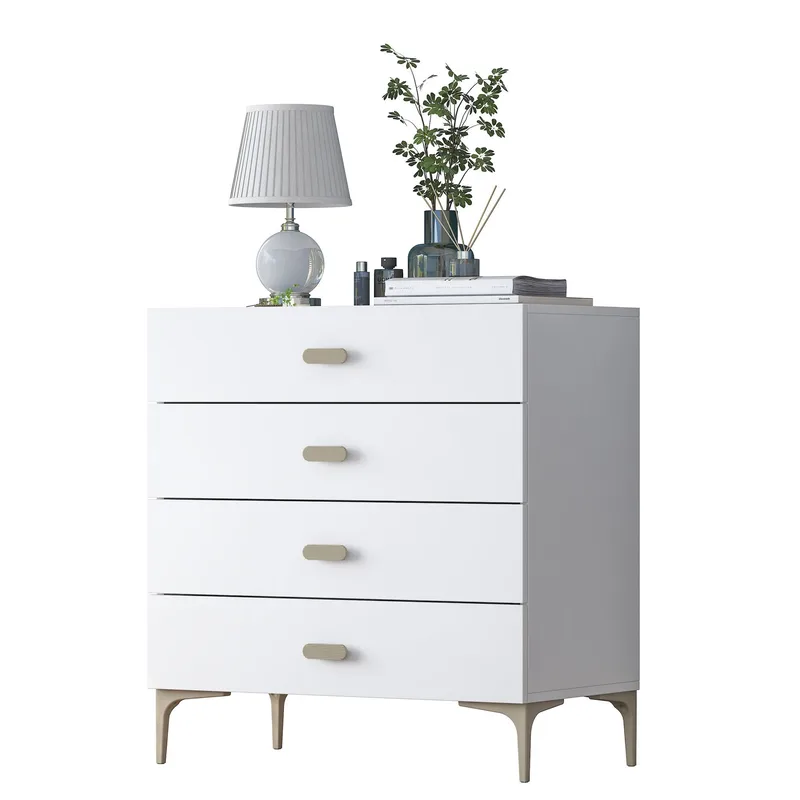 Fenvik Byrå 85,6x90,7x45 cm - Vit - Förvaring - Förvaringsmöbler - Byrå