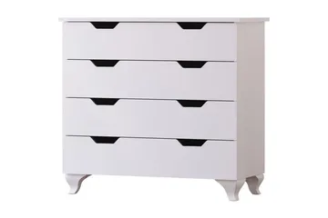 Feylor Hörnbyrå 86 cm - Matt Vit - Förvaring - Förvaringsmöbler - Byrå