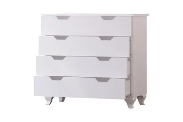 Feylor Hörnbyrå 86 cm - Matt Vit - Förvaring - Förvaringsmöbler - Byrå