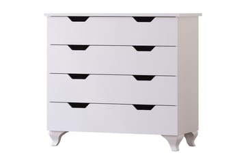 Feylor Hörnbyrå 86 cm - Matt Vit - Förvaring - Förvaringsmöbler - Byrå