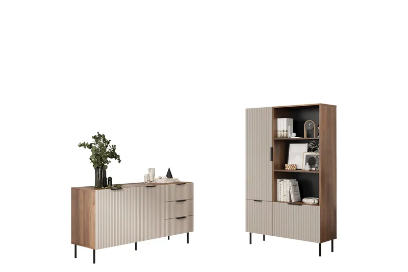 Fiesta Möbelset För Vardagsrum, Brun/Beige