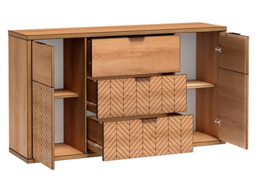 Fonti Rektangulär Skänk 158 cm i Trä - Brun - Förvaring - Förvaringsmöbler - Sideboard & skänk