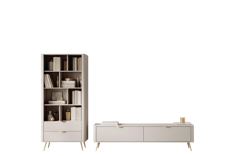 Forba Möbelset För Vardagsrum, Beige