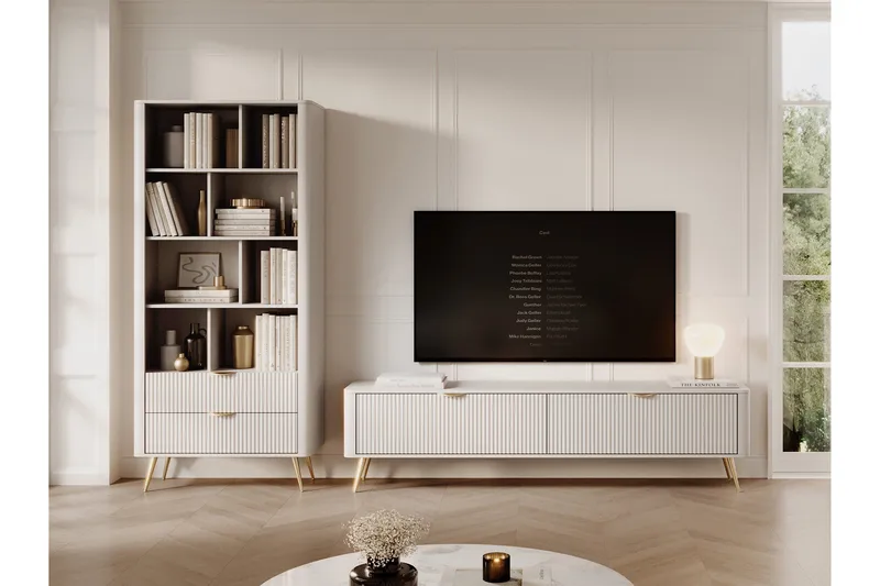 Forba Möbelset För Vardagsrum - Beige - Förvaring - Förvaringsmöbler - Möbelset för vardagsrum