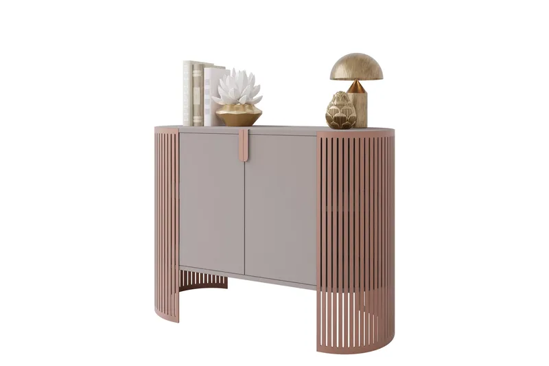 Friend Skänk 120x40 cm - Rosa/Grå - Förvaring - Förvaringsmöbler - Sideboard & skänk
