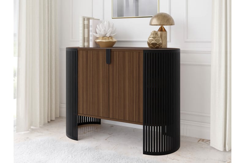 Friend Skänk 120x40 cm - Svart/Brun - Förvaring - Förvaringsmöbler - Sideboard & skänk