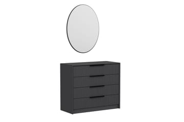 Fruitland Hörnbyrå 100 cm - Antracit - Förvaring - Förvaringsmöbler - Byrå