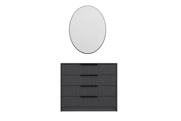 Fruitland Hörnbyrå 100 cm - Antracit - Förvaring - Förvaringsmöbler - Byrå