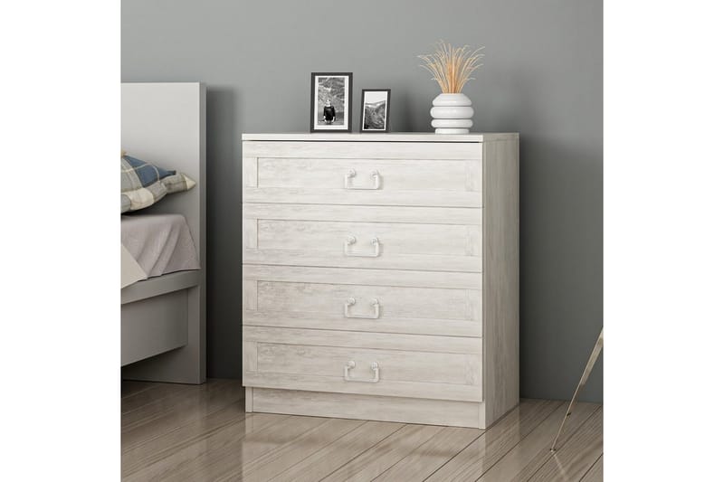 Fruitland Hörnbyrå 72 cm - Vit - Förvaring - Förvaringsmöbler - Byrå