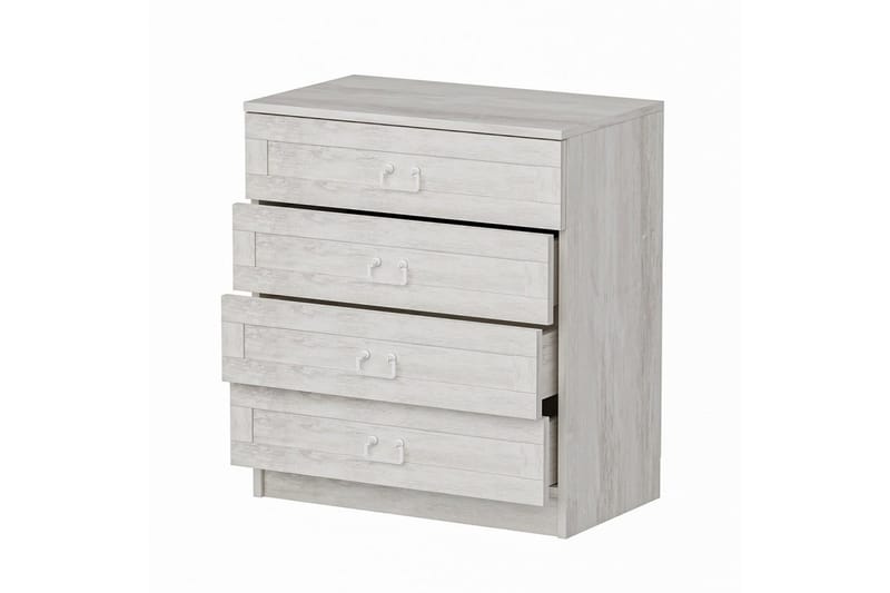 Fruitland Hörnbyrå 72 cm - Vit - Förvaring - Förvaringsmöbler - Byrå