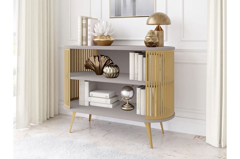 Galia Skänk 120x40 cm - Guld/Beige - Förvaring - Förvaringsmöbler - Sideboard & skänk