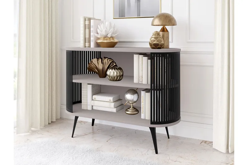 Galia Skänk 120x40 cm - Svart/Beige - Förvaring - Förvaringsmöbler - Sideboard & skänk
