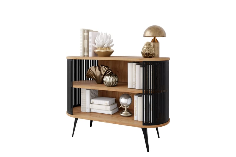 Galia Skänk 120x40 cm - Svart/Brun - Förvaring - Förvaringsmöbler - Sideboard & skänk