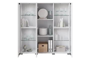 Gamal Highboard - Brun/Vit - Förvaring - Förvaringsmöbler - Sideboard & skänk