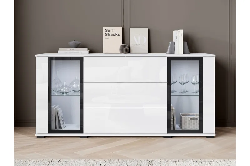 Gamal Skänk 150x40 cm - Brun - Förvaring - Förvaringsmöbler - Sideboard & skänk