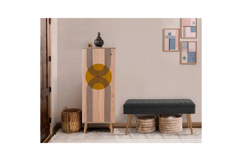 Gelsgan Möbelset För Vardagsrum - Natur - Möbler - Hallmöbler - Möbelset för hall & entre