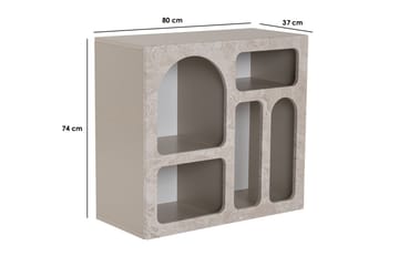 Giana Konsollbord 80 cm - Travertine/Sandsten - Förvaring - Förvaringsmöbler - Sideboard & skänk