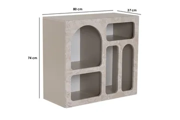 Giana Konsollbord 80 cm - Travertine/Sandsten - Förvaring - Förvaringsmöbler - Sideboard & skänk