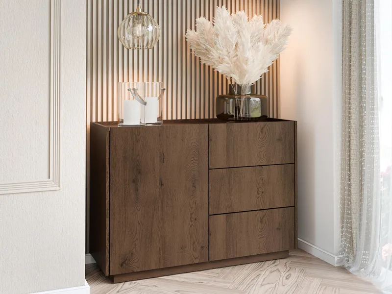 Glenor Skänk 100x75 cm - Baltic Storm - Förvaring - Förvaringsmöbler - Sideboard & skänk