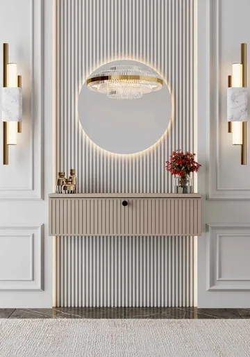 Grynor Sideboard 90x26x22 cm - Sandstone - Förvaring - Förvaringsmöbler - Sideboard & skänk