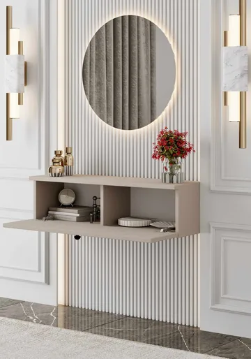 Grynor Sideboard 90x26x22 cm - Sandstone - Förvaring - Förvaringsmöbler - Sideboard & skänk