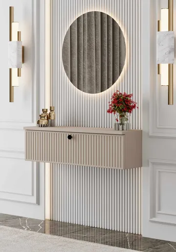 Grynor Sideboard 90x26x22 cm - Sandstone - Förvaring - Förvaringsmöbler - Sideboard & skänk
