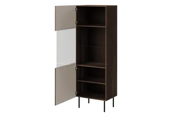 Hammarstrand TV Möbelset Vardagsrum - Valnöt / Svart / Ribbad Trä - Förvaring - Förvaringsmöbler - Möbelset för vardagsrum