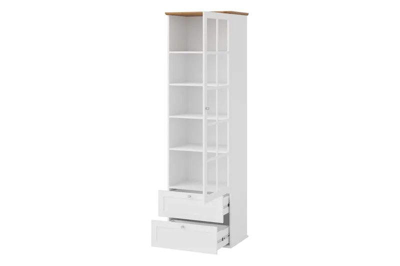 Hammerdal Möbelset För Vardagsrum - Vit/Ek - Förvaring - Förvaringsmöbler - Möbelset för vardagsrum