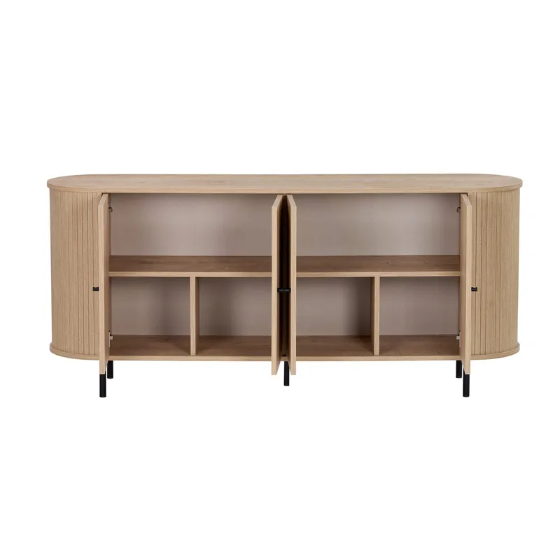 Haulover Konsolbord 180 cm - Sapphire Oak/Svart - Förvaring - Förvaringsmöbler - Sideboard & skänk
