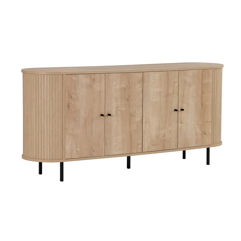 Haulover Konsolbord 180 cm - Sapphire Oak/Svart - Förvaring - Förvaringsmöbler - Sideboard & skänk