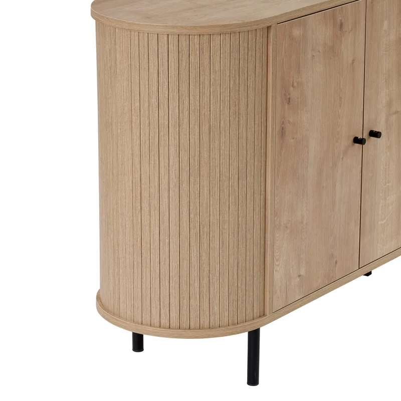 Haulover Konsolbord 180 cm - Sapphire Oak/Svart - Förvaring - Förvaringsmöbler - Sideboard & skänk