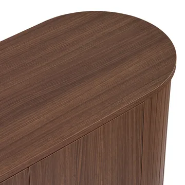 Haulover Konsolbord 180 cm - Valnöt/Svart - Förvaring - Förvaringsmöbler - Sideboard & skänk