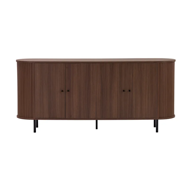 Haulover Konsolbord 180 cm - Valnöt/Svart - Förvaring - Förvaringsmöbler - Sideboard & skänk