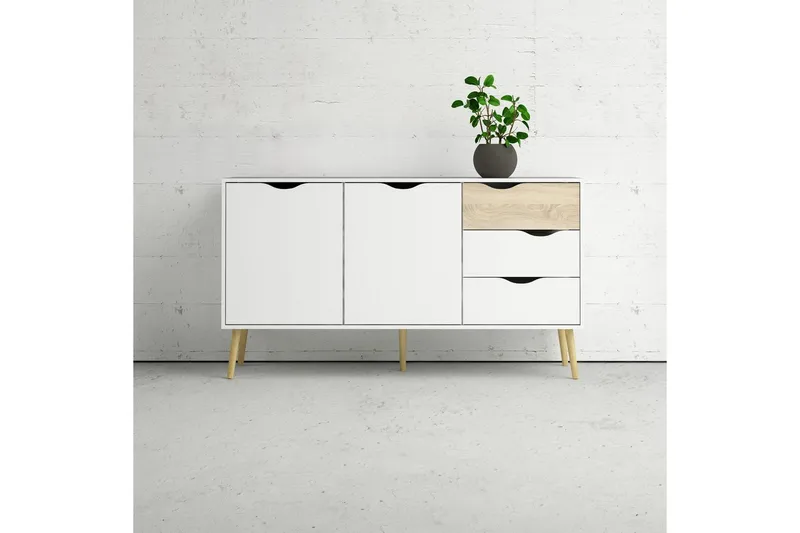 Hostafranc Skänk 147,2x39,1 cm - Natur - Förvaring - Förvaringsmöbler - Sideboard & skänk